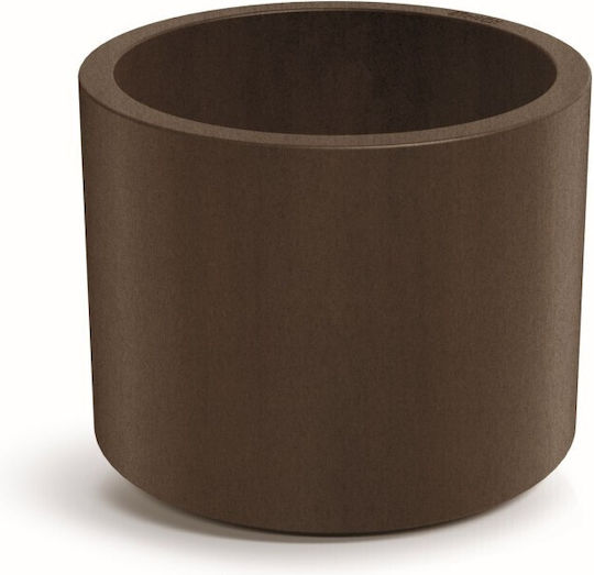 Ethick Γλάστρα Πλαστική Corten Steel 60εκ.