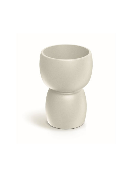 Ethick Kunststoff-Blumentopf Sand 30x30x54cm