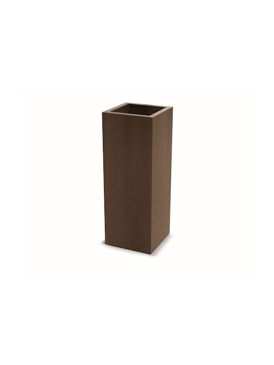 Ethick Ghiveci De Flori Din Plastic Corten Steel 30x29x78cm
