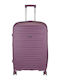 Explorer Luggage Среден Твърд Куфар За Пътуване Лилав Височина 65см