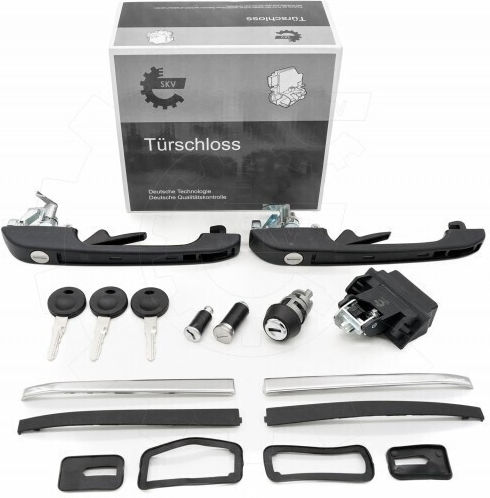Set Mânere Încuietori Chei VW Golf II Polo II 191898081