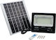 Rixme Waterproof Solar LED Flood Light 2000W Cold White with Remote Control IP67