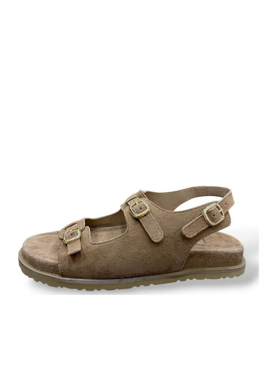 Stathatos Shoes Дамски Сандали Бежови