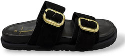 Stathatos Shoes Black Sandals
