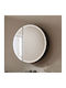 Luminor Bathroom Mirror Led Metal with Cabinet Black