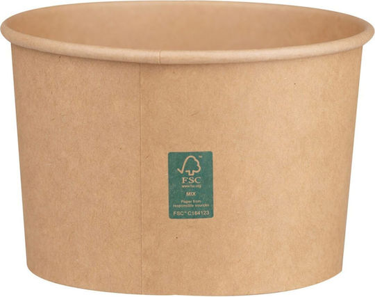 Intertan Set 50 Paper Bowls with Capacity 1300ml Craft