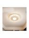 Ceiling Mount Light 11cm Transparent with Integrated LED and Crystals and Remote Control