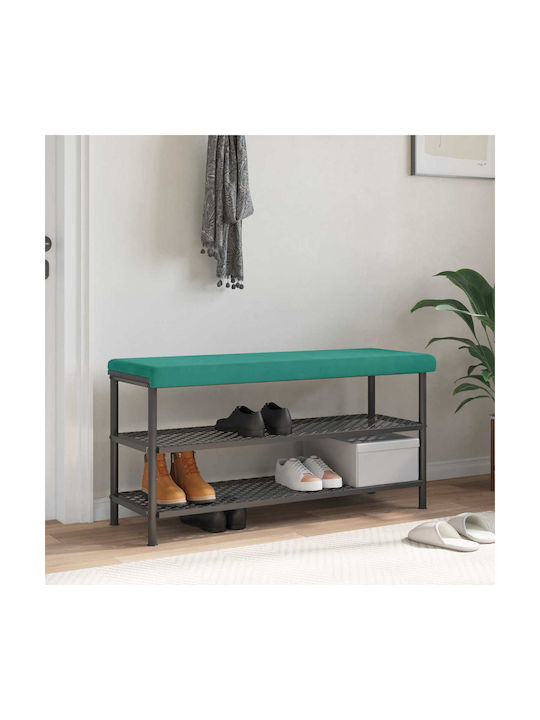 vidaXL Perna De Canapea Din Catifea Turcoaz 38x110cm