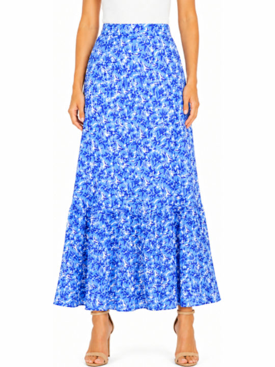 Maxi Blue Skirt SC-ST23-3031-26SK-Blue