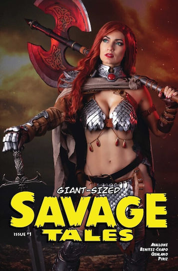 Giant-sized Savage Tales 1 Cover C Sonja Cosplay Variant, Vol. 1 Cover C Red Sonja Cosplay Variant PB Giant-sized Savage Tales 1 Cover C Sonja Cosplay Variant, Vol. 1 Cover C Red Sonja Cosplay Variant PB