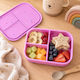 Dodo's Land Kids' Food Container Made of Silicone 0.8 Litre Pink 18.6 x 13.8 x 6.5 cm