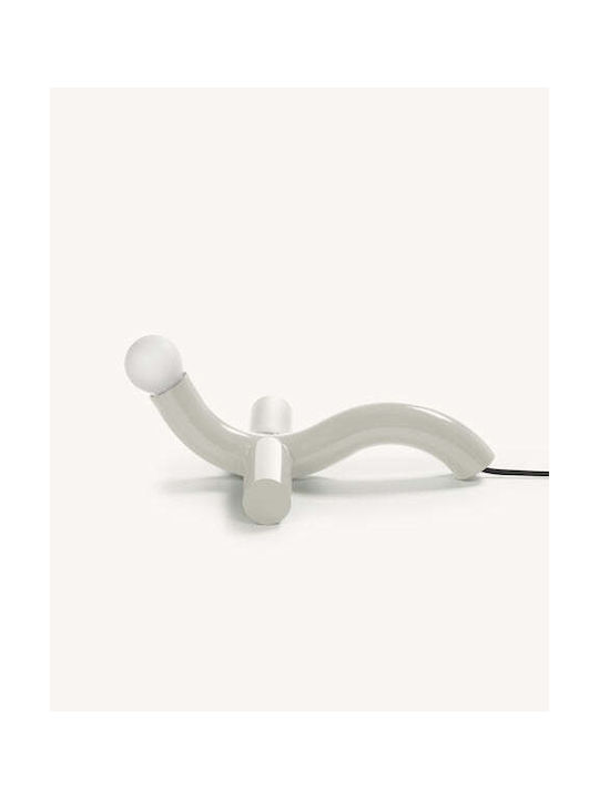 Table Lamp La Due Bianca White Steel L36 X W29 X H12.2 Cm Serax