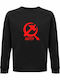 Hanorace Bumbac Organic Unisex Asap Rocky Hammer Sickle Design Negru