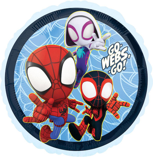 Baloane Folie 18'' Spidey & Prietenii Lui Uimitori 46 cm Omul-Păianjen
