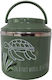 abo N A Fast World Be A Turtle Stainless Steel Kids Dinner Set 0.66 Litre Green