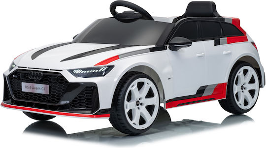 Audi RS 6 Avant GT 4x4 One-Seater with Remote Control Licensed 12 Volt White for 1+ Years