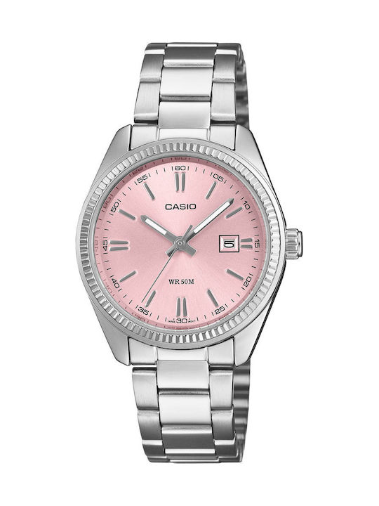 Casio Standard Γυναικείο Ρολόι Μπαταρίας με Ροζ...