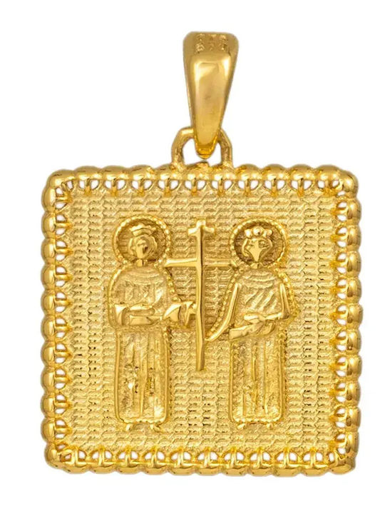 Kinder Amulett Kinder Amulette Doppeltes Gold 9K 056015