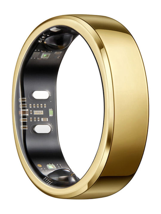 RingConn Gen 3 Intelligente Ringe 22.3mm Wasserdicht mit Herzfrequenzsensor Royal Gold
