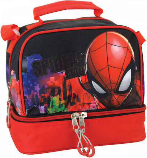Spiderman Spiderman Global Husă Izotermică Școlară Pentru Prânz Multicolor Spiderman