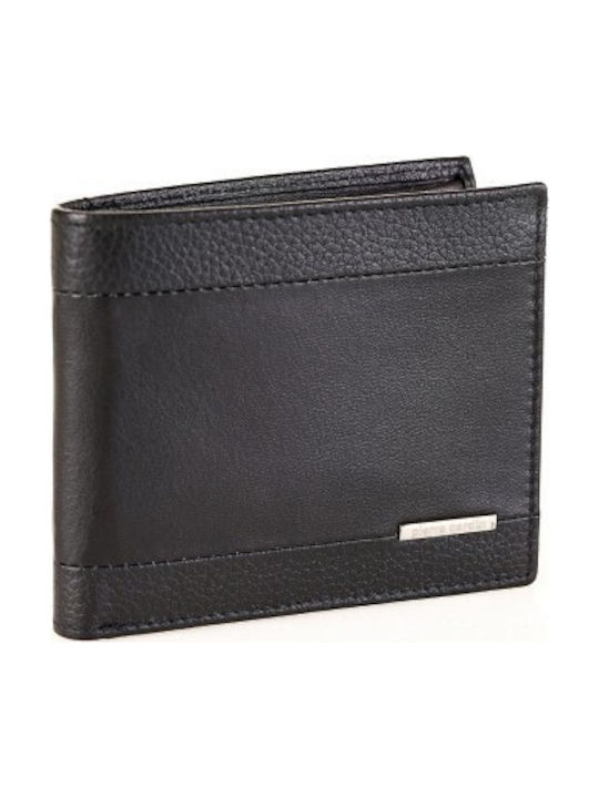 Leather Men's Wallet with RFID Black