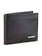 Leather Men's Wallet with RFID Black