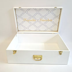 LiebeQueen Caseta De Botez Din Lemn