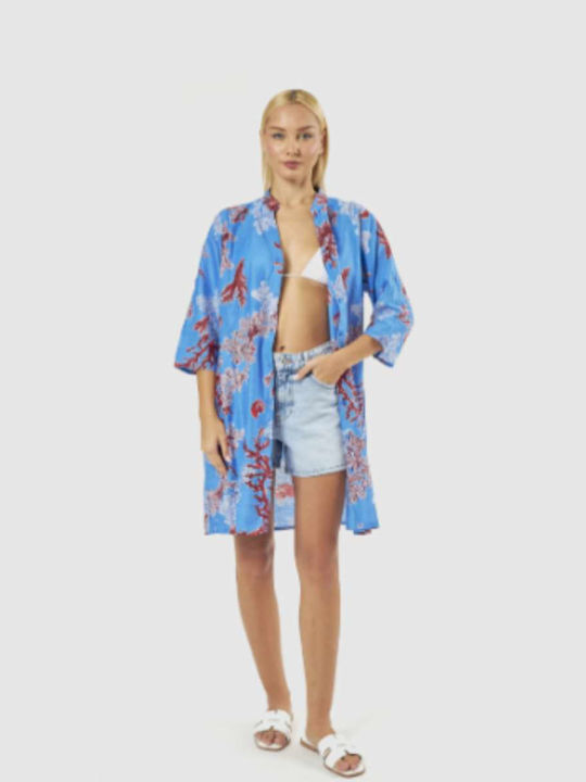 Verde Women's Blue Beach Caftan