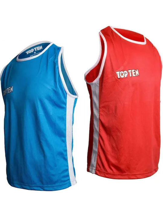 Top Ten Tricou Fără Mâneci Pentru Bărbați 1929.XS.Albastru Pentru Box Albastru