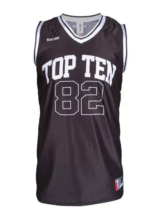 Top Ten Tricou Fără Mâneci Pentru Bărbați 99401.XS.Galazio Negru