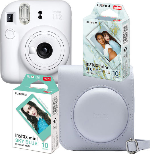 Fujifilm Instax Mini 12 Sofort Analoge Kamera Weiß