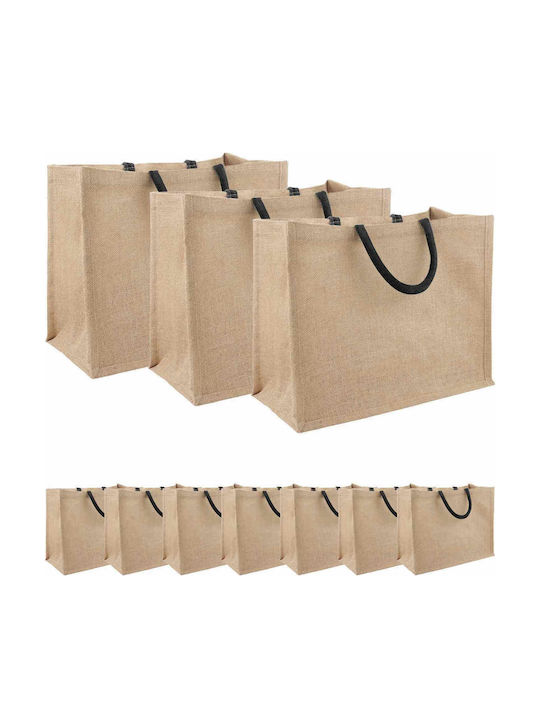 vidaXL Shopping Bag In Black Colour