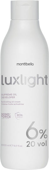 Montibello Luxlight Oil Developer 20vol 6% 1000ml
