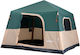 Vevor Camping Tent Inflatable Storage Green 3 Seasons For 6 People 300x300x225cm
