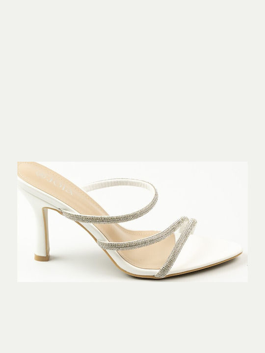 Sandals with Strass White