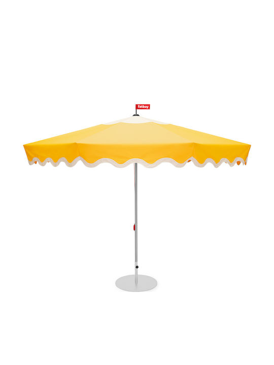 Squared Aluminum Pensol Grey Parasol 3.5x3.5m