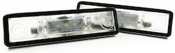 Светлини За Регистрационната Табела LED 2.8W За Opel Astra / Combo / Corsa / Omega / Signum / Tigra / Vectra / Zafira 2 Бройки Светлини За Регистрационната Табела LED 2.8W За Opel Astra / Combo / Corsa / Omega / Signum / Tigra / Vectra / Zafira 2 Бройки