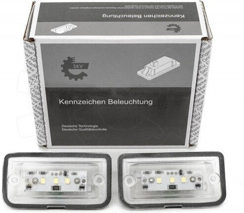 SKV Led Kennzeichenbeleuchtungen für Mercedes-Benz SL Chrysler Kreuzfeuer