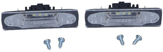Loro Kennzeichenbeleuchtungen LED für Seat Alhambra Volkswagen Sharan