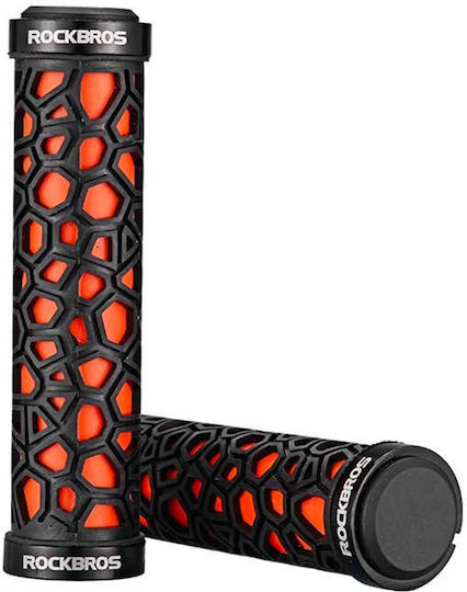 Rockbros 2017-14aor Bicycle Grips Black Orange 5907769314094
