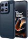Techsuit Bumper Carbon Din Silicon / Plastic Albastru Motorola Edge 70 Pro