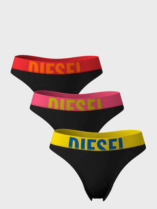 Cotton Women's Briefs 3Pack Black