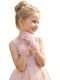 Kinderhandschuhe Gestrickt Rosa 2 Stück