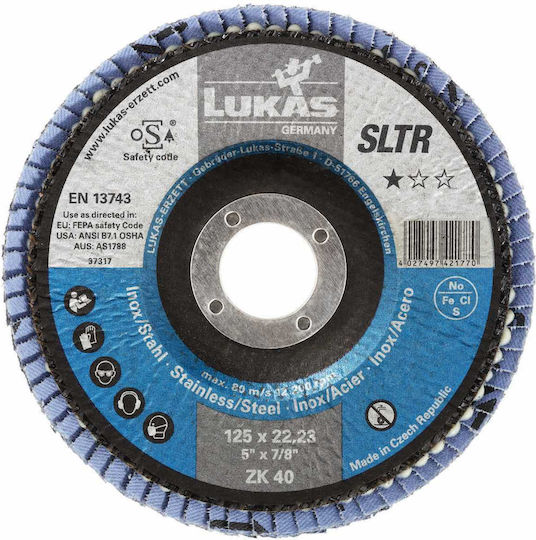 Lamelka Sltr Base-x Grit 60 125mm 10 Pcs Pa9 60 125lu