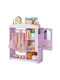 Vevor Kids Multi Hook Wooden Purple with Shelf