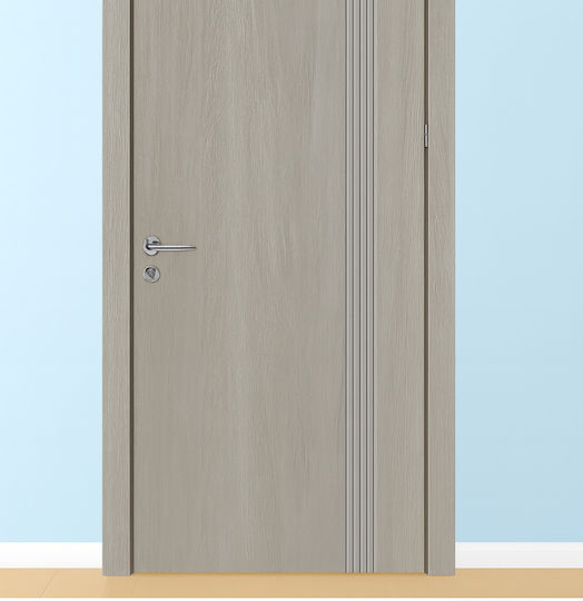 Стайна врата Ct-105-s1 Embossed Oak Gray 2000x680mm Lock 4