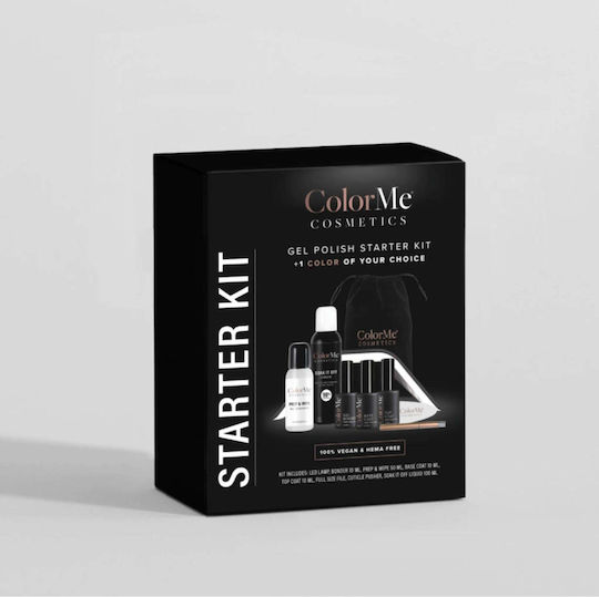 Kit Începători Manichiură Semi-permanent Starter Kit Colorme Cosmetics 8 Articole