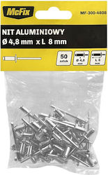 McFix Aluminum Rivets M4.8x8mm 1000 Pieces
