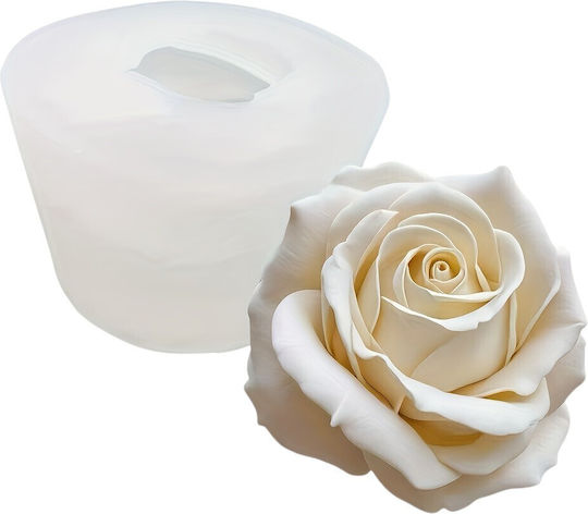 Formen Silikon Rosen 6,5cm x 3,5cm Höhe Kerzen Seifen Handarbeit