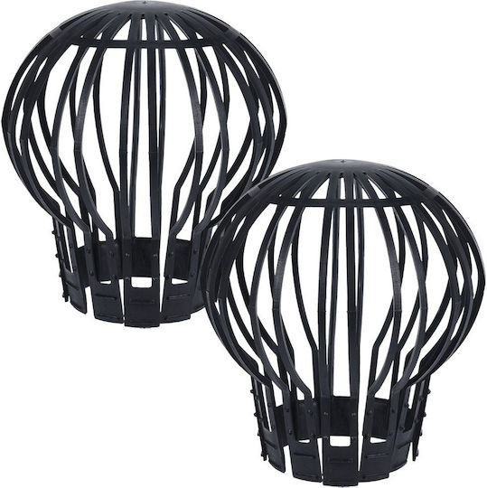 Plastic Black Gutter Filter 2 Pcs